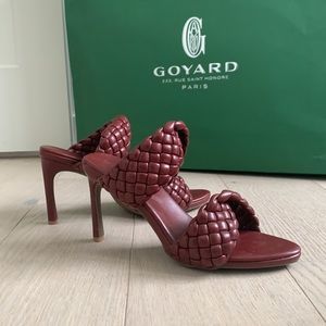 Quilted braided heels